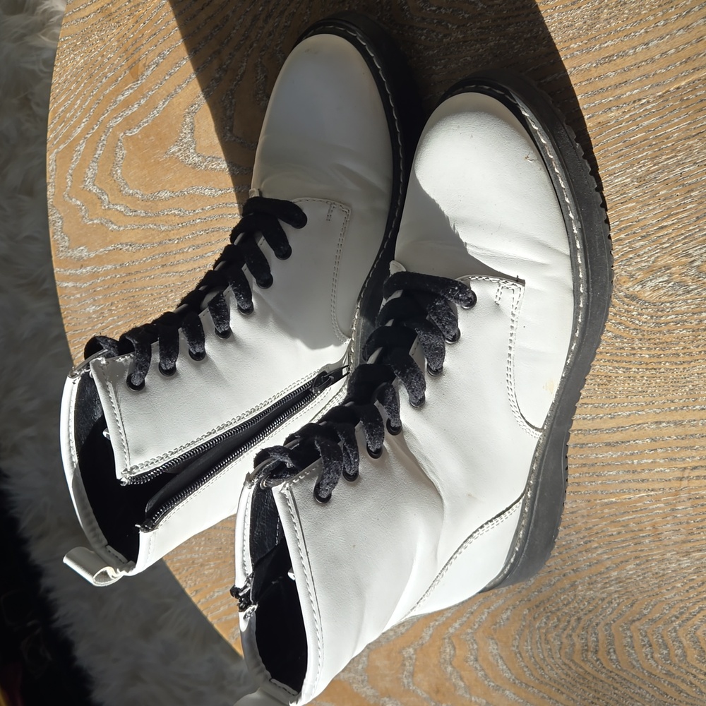Madden Girl White Boots